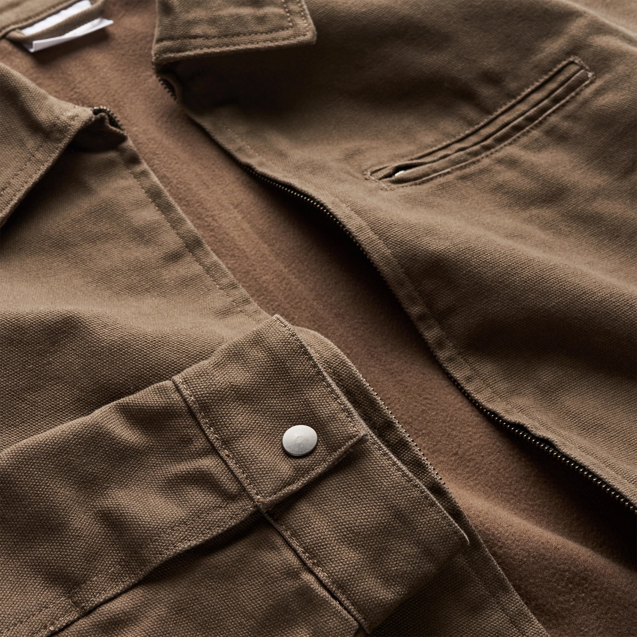 BROWN CANVAS JACKET