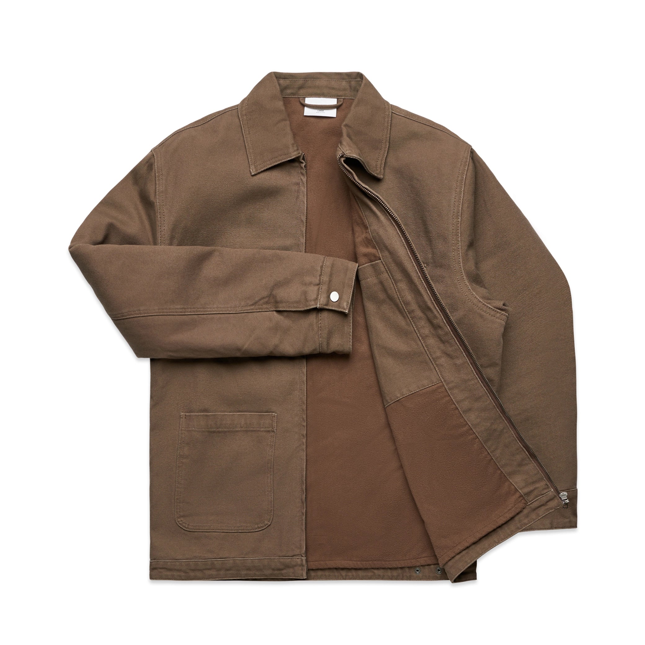 BROWN CANVAS JACKET