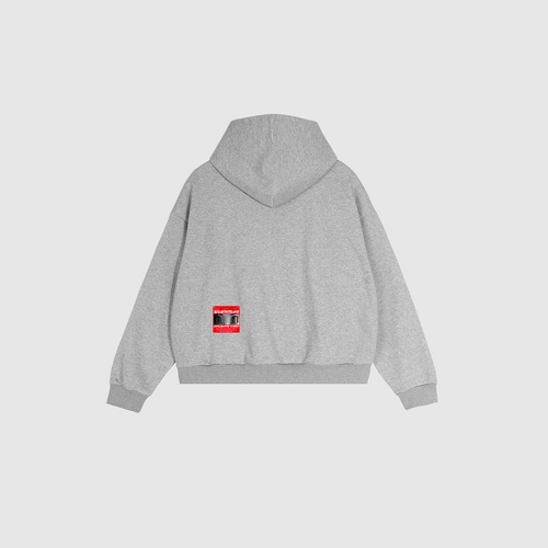 Contrast Zip Hoodie